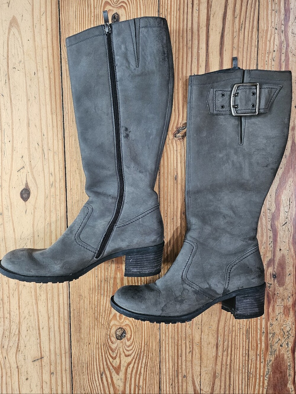 Paul Green Grey Boots Grey 7/9.5